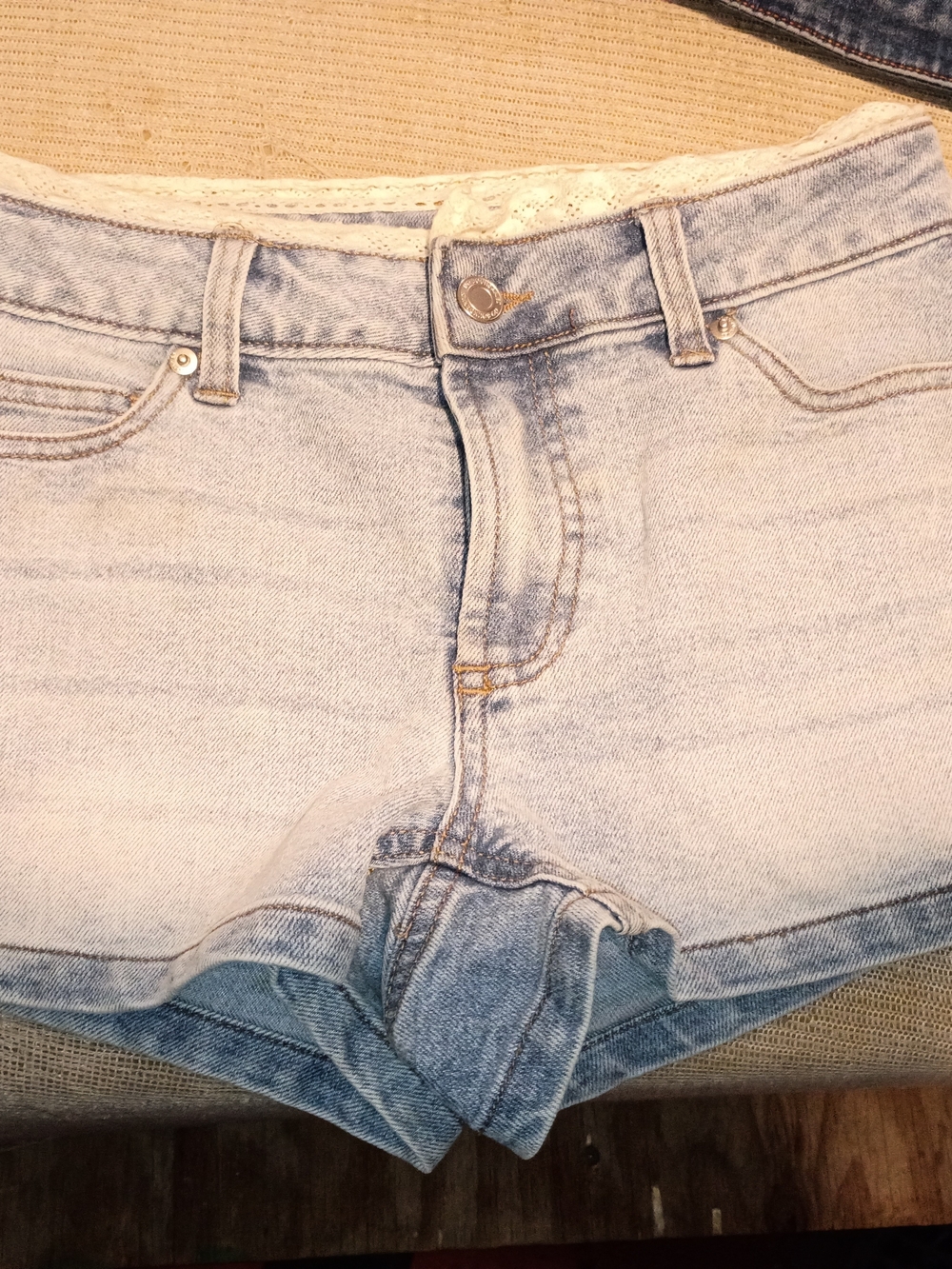 No Boundaries Light Blue Women's Denim Jean Shorts
